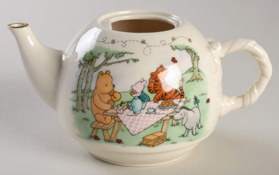 Classic Pooh Individual Teapot with Cup Teapot No Lid by Lenox-1