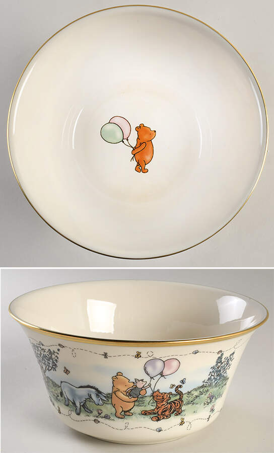 Classic Pooh 8" Round Bowl by Lenox-1