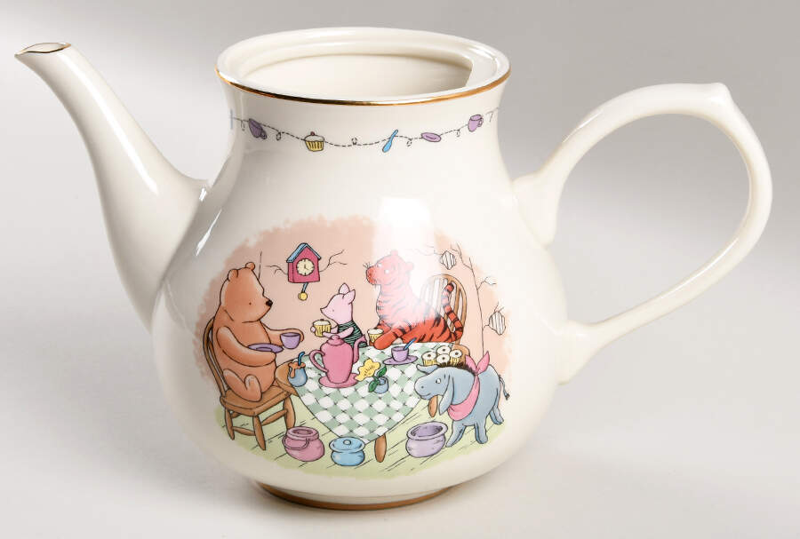 Classic Pooh Teapot No Lid by Lenox-1