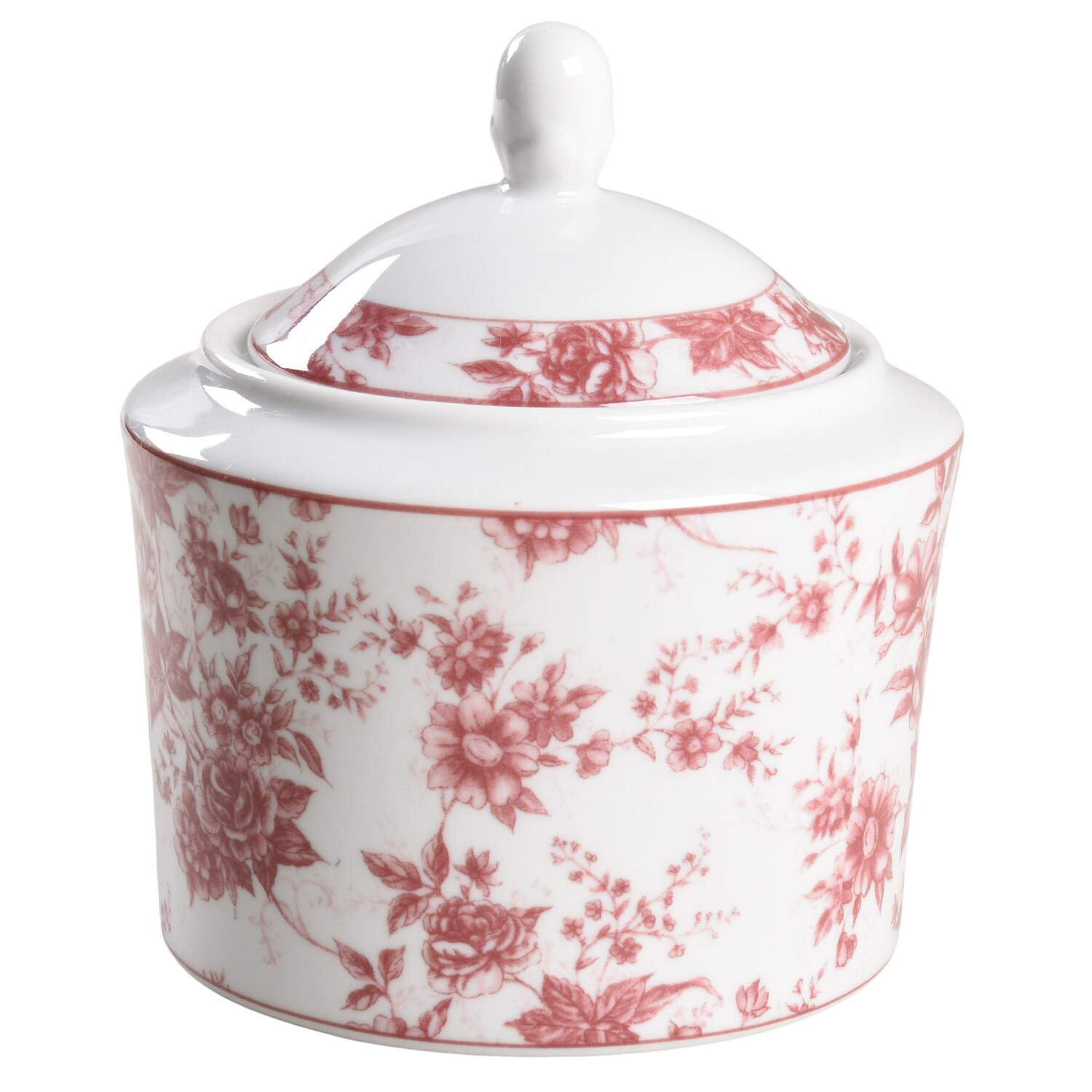 Rosarium Chintz Sugar Bowl & Lid by Lynn's China-1