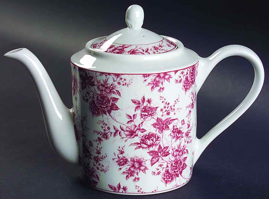 Rosarium Chintz Coffee Pot & Lid by Lynn's China-1