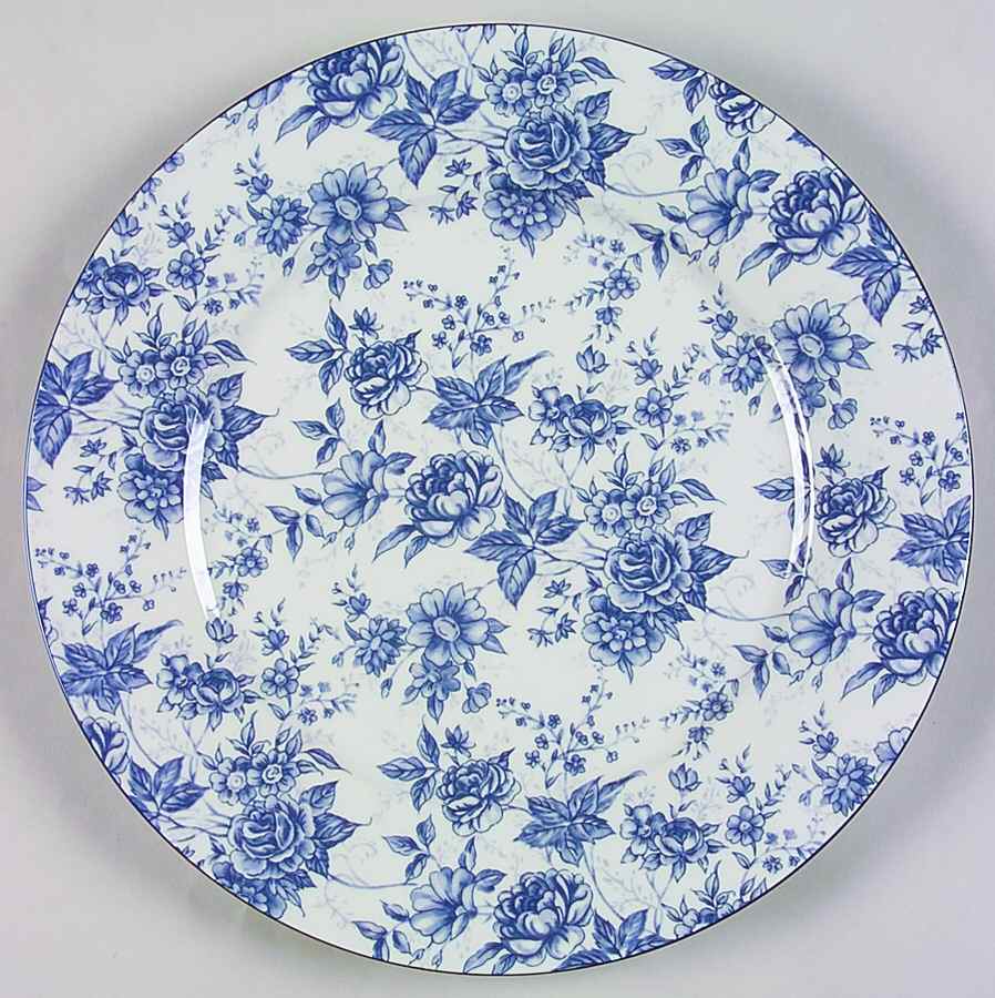 Chesam Chintz Dinner Plate by Lynn's China-1