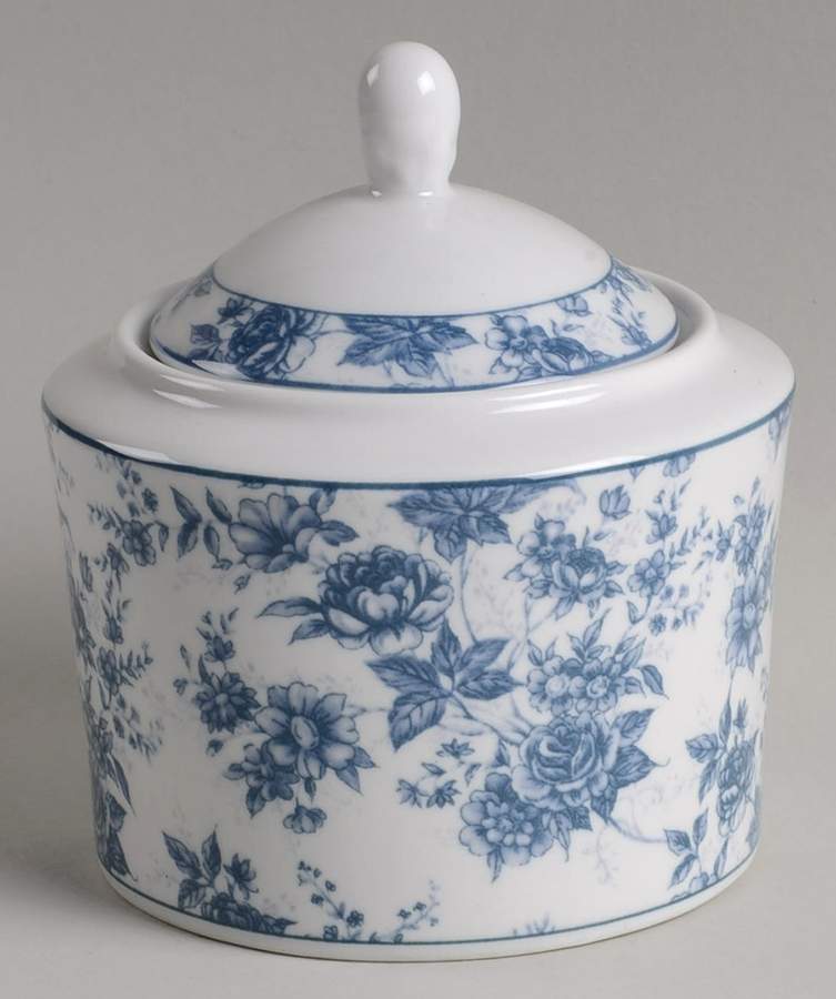 Chesam Chintz Sugar Bowl & Lid by Lynn's China-1