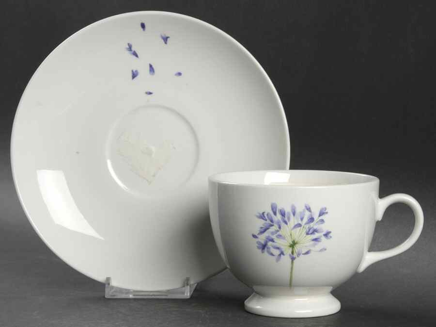 Alzirra Footed Cup & Saucer Set by Lynn's China-1