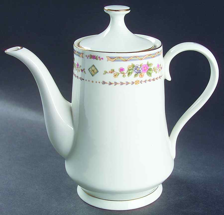 Lourdes Coffee Pot & Lid by Lynn's China-1