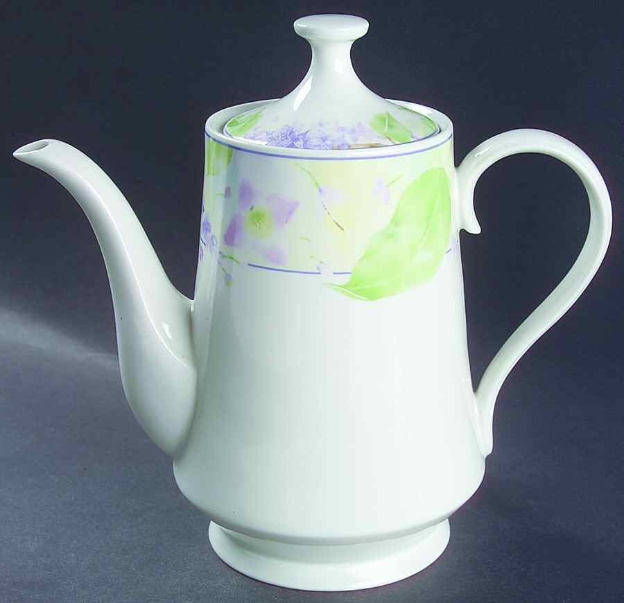 Lavender Blossoms Coffee Pot & Lid by Lynn's China-1