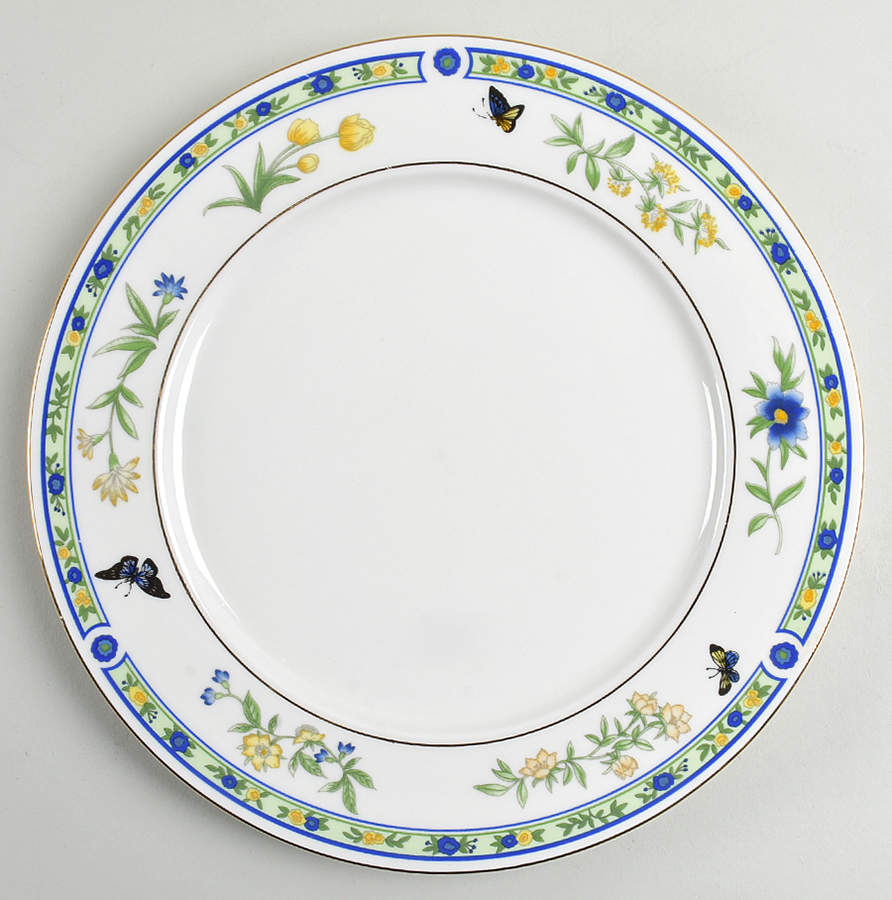 Woodland Butterfly Dinner Plate by Lynn's China-1