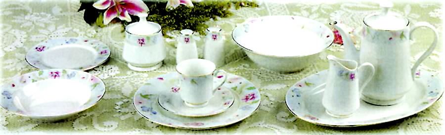 Floral Rhapsody Dinner Plate by Lynn's China-1
