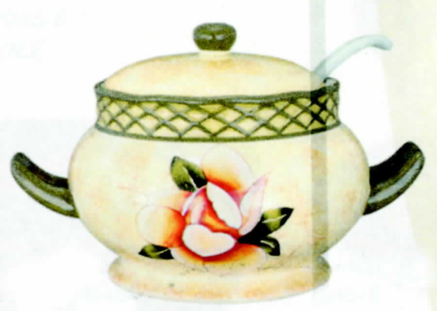 Emma's Garden Tureen &  Lid by Lynn's China-1