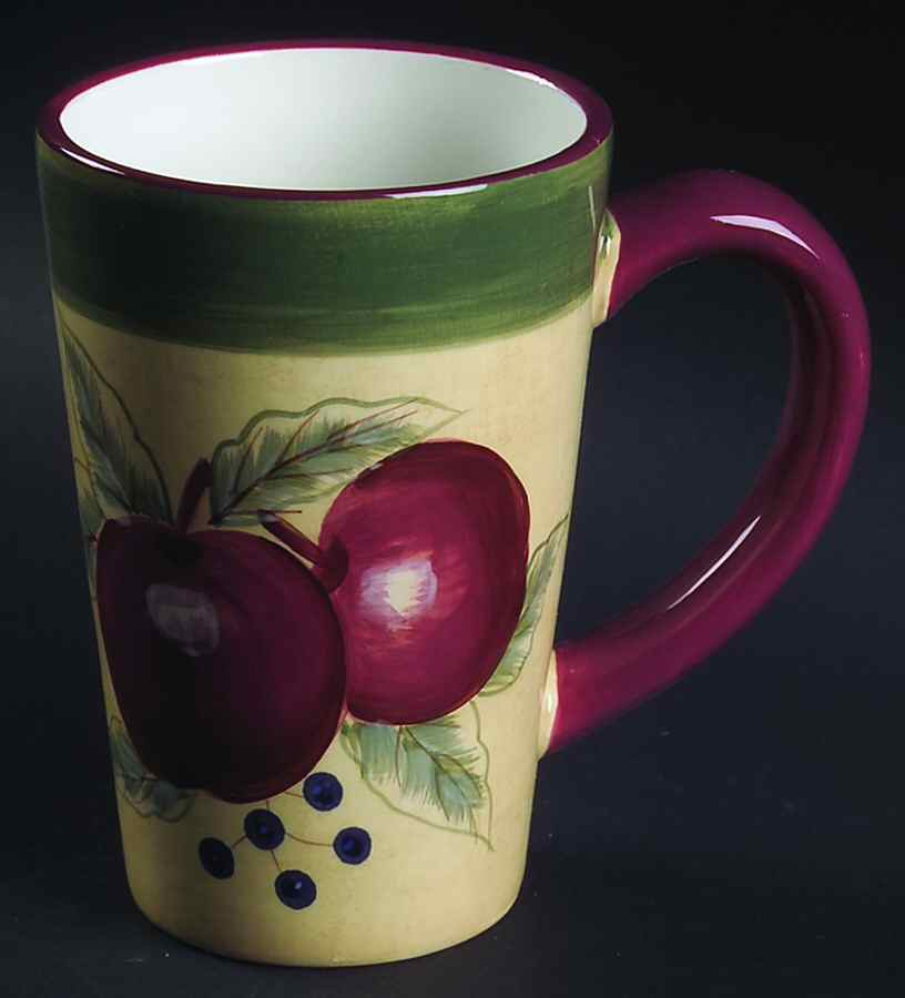 Apple Tartan Mug by Lynn's China-1