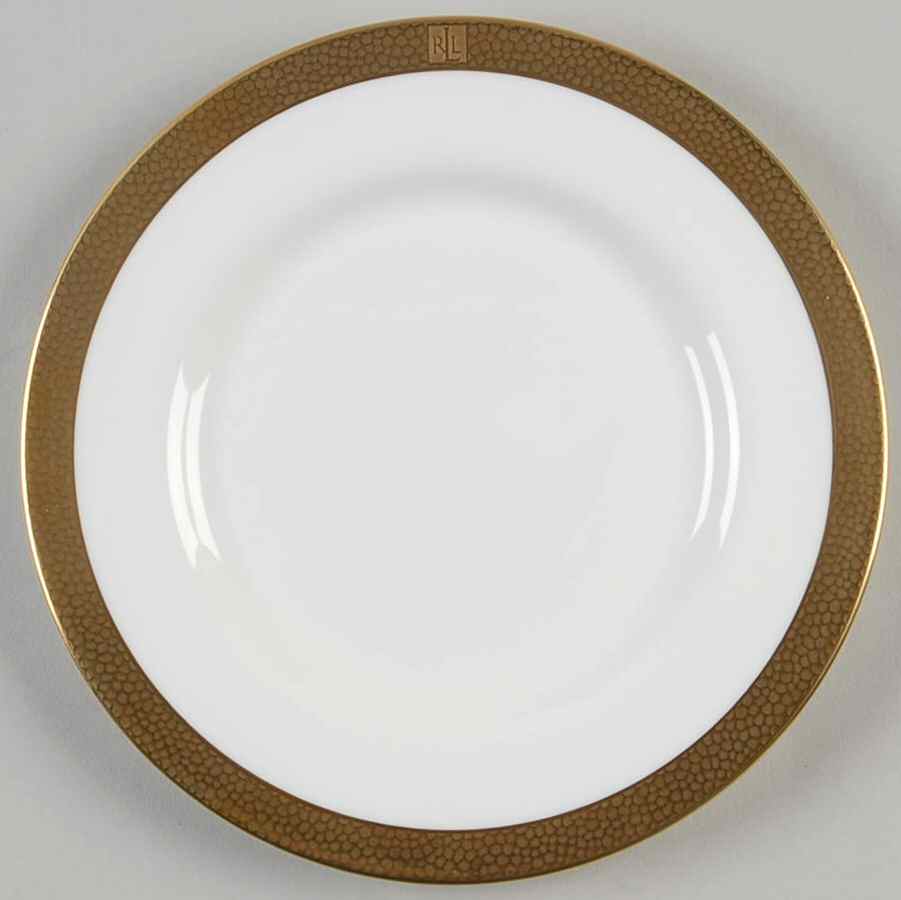 Hewitt Gold Bread & Butter Plate by Ralph Lauren China-1