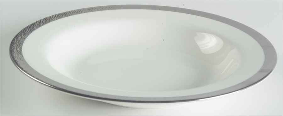 Hewitt Platinum Rim Soup Bowl by Ralph Lauren China-1