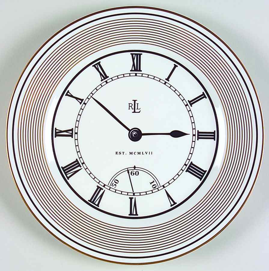 Pocketwatch (Newer, Intro 2004) Breakfast Plate by Ralph Lauren China-1
