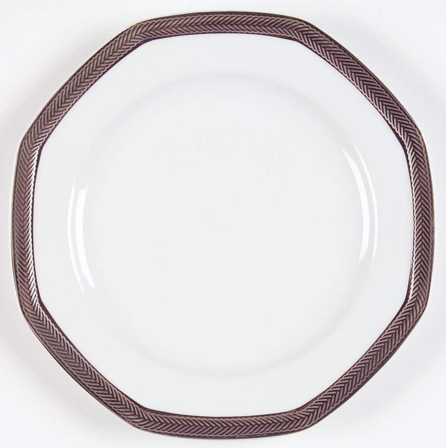 Equestrian Braid Platinum Bread & Butter Plate by Ralph Lauren China-1