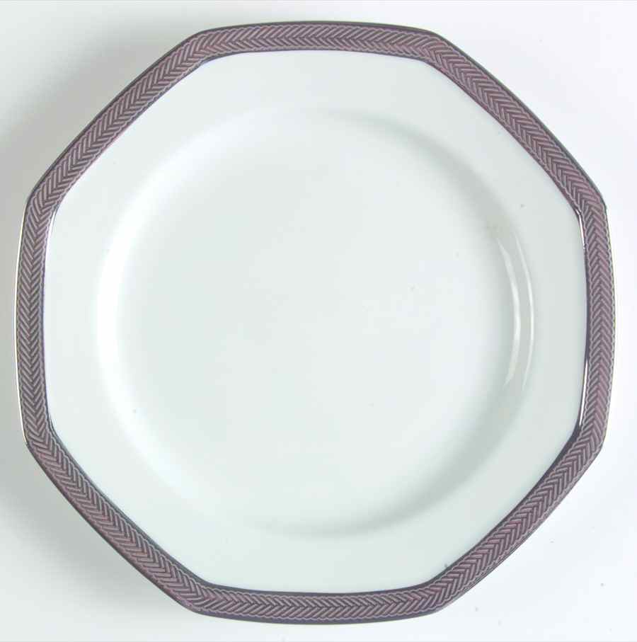 Equestrian Braid Platinum Salad Plate by Ralph Lauren China-1