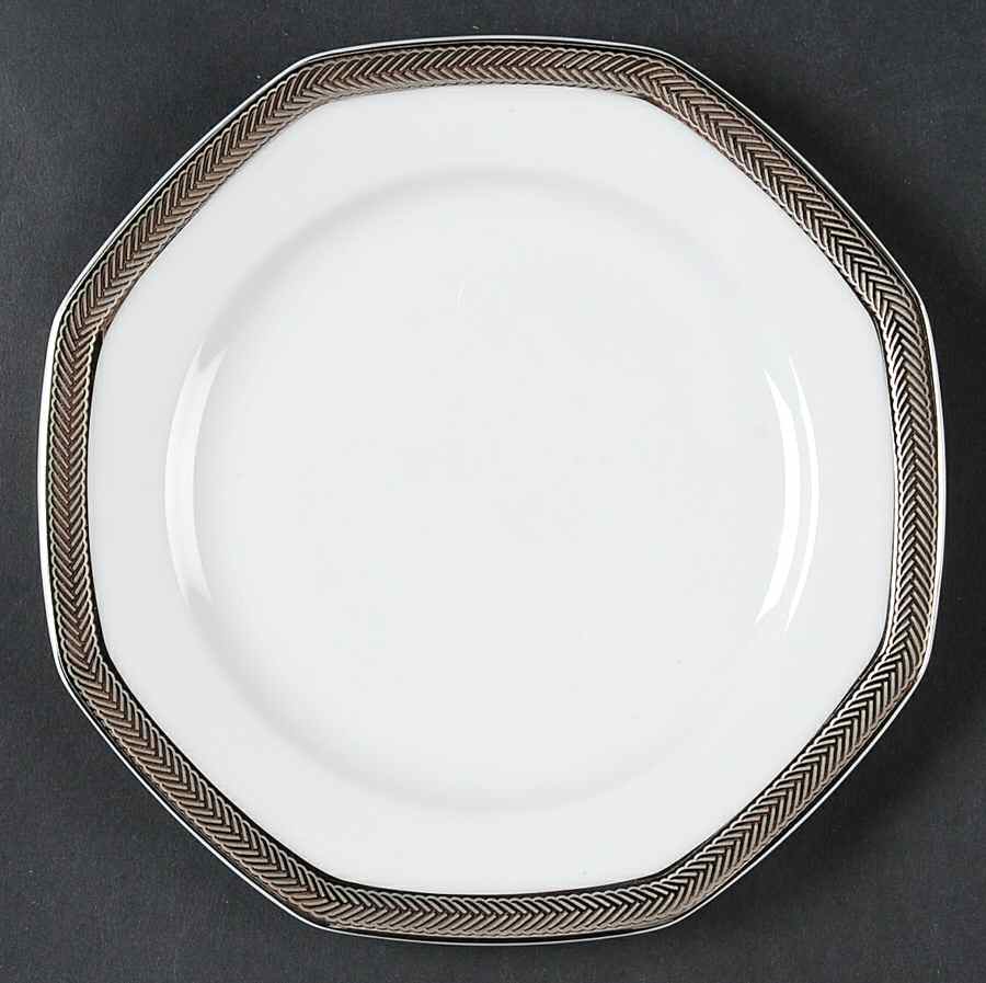 Equestrian Braid Platinum Bread & Butter Plate by Ralph Lauren China-1