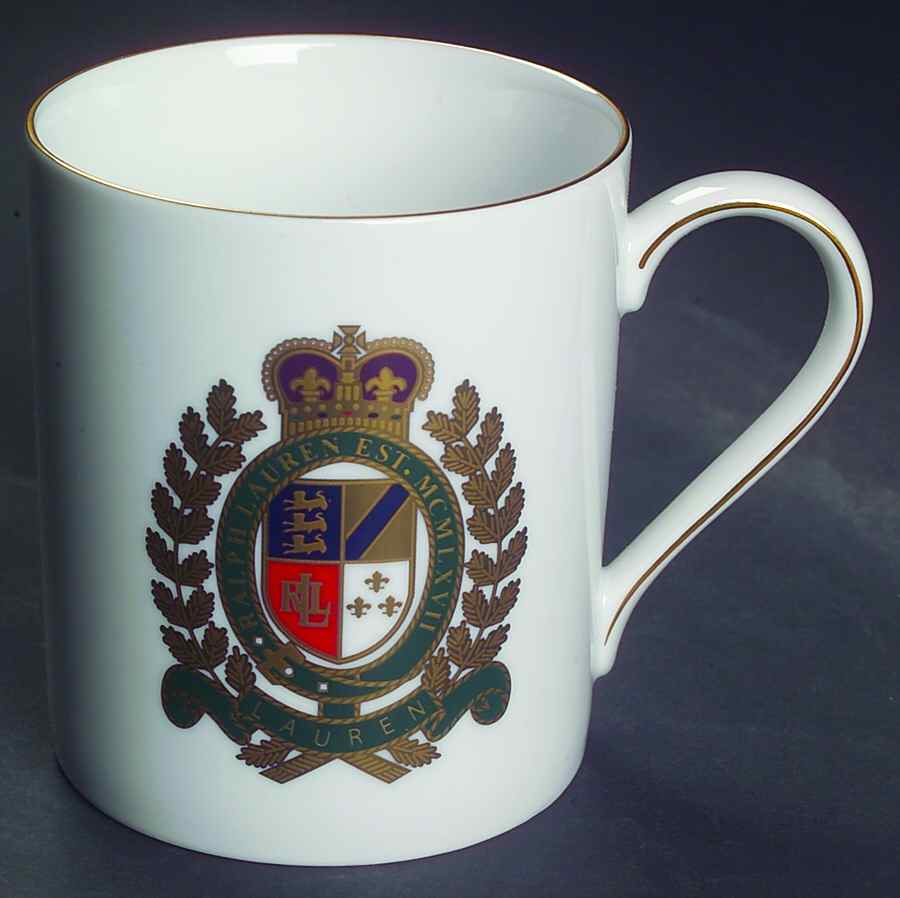 Estate Crest White Mug by Ralph Lauren China-1