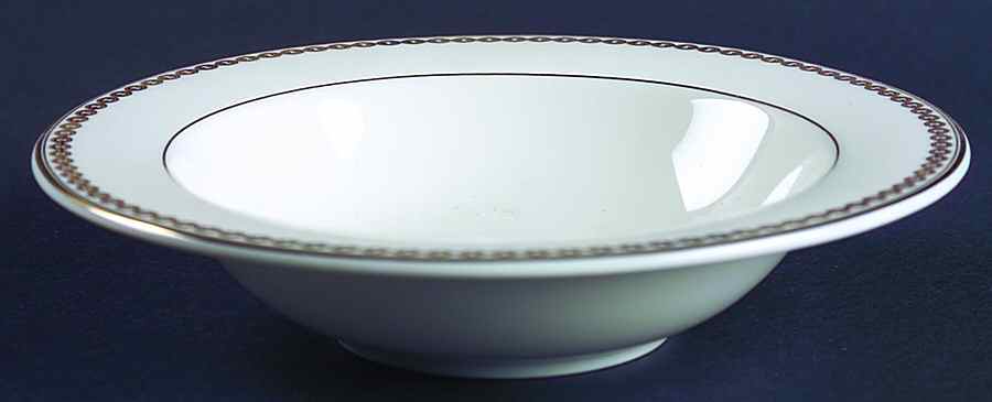 Claridge Gold Rim Fruit/Dessert (Sauce) Bowl by Ralph Lauren China-1