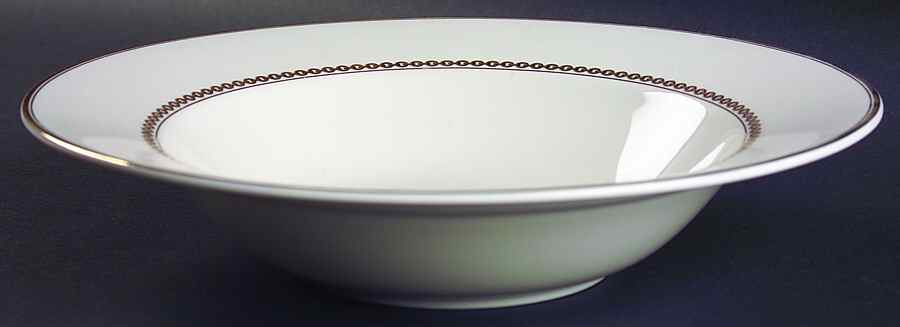 Claridge Gold 10" Round Vegetable Bowl by Ralph Lauren China-1