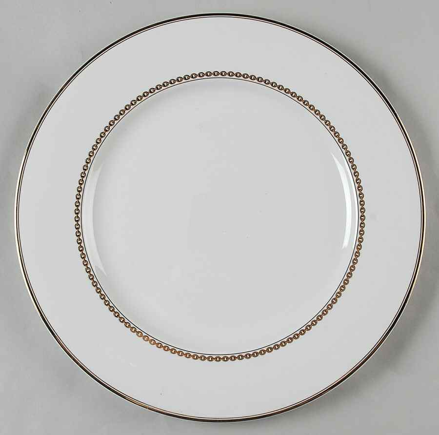 Claridge Gold 12" Chop Plate (Round Platter) by Ralph Lauren China-1