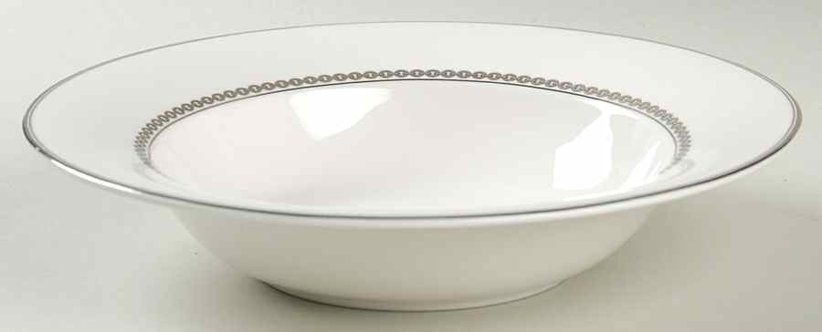 Claridge Platinum Rim Soup Bowl by Ralph Lauren China-1