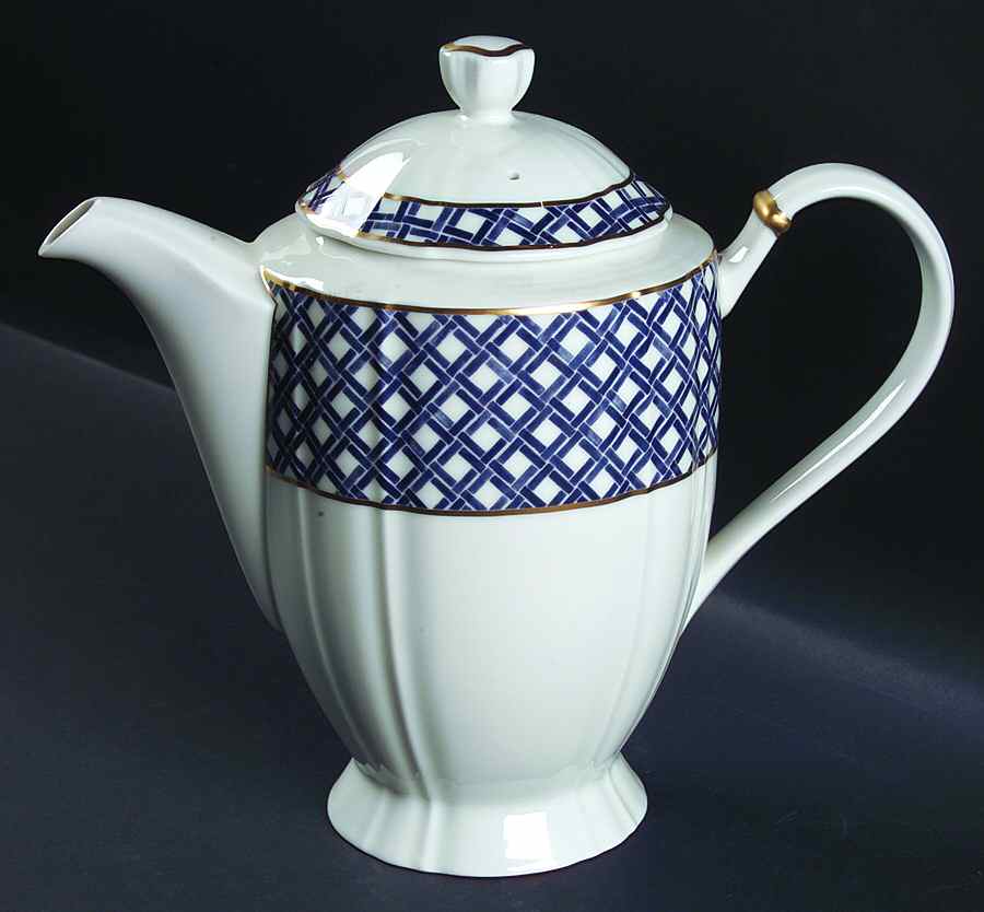 Lattice Coffee Pot & Lid by Ralph Lauren China-1