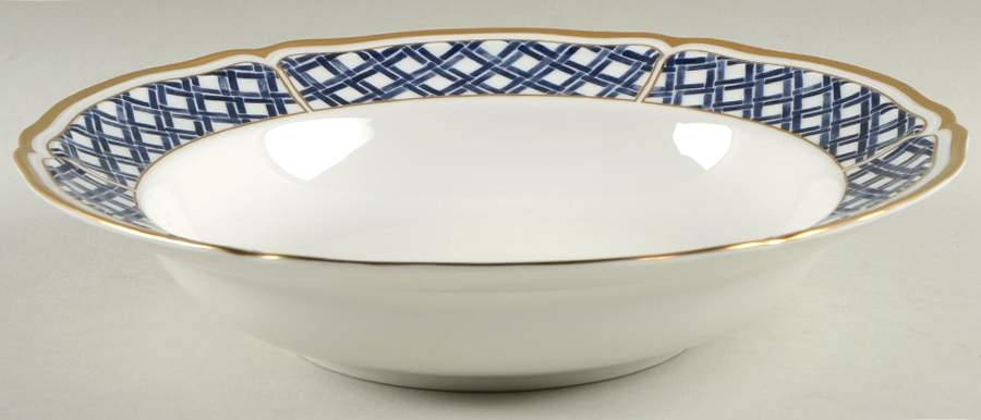 Lattice Large Rim Soup Bowl by Ralph Lauren China-1