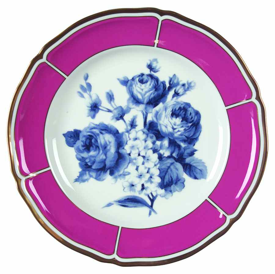 Lattice Floral Salad Plate by Ralph Lauren China-1