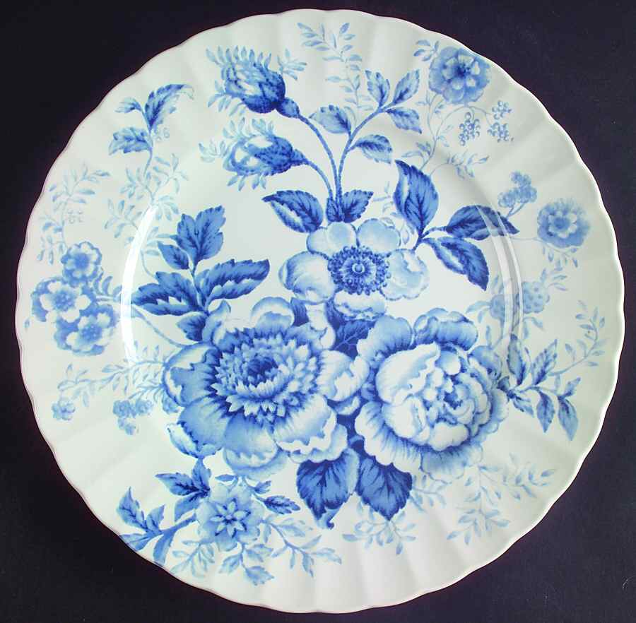 Morning Garden Blue Dinner Plate by Ralph Lauren China-1