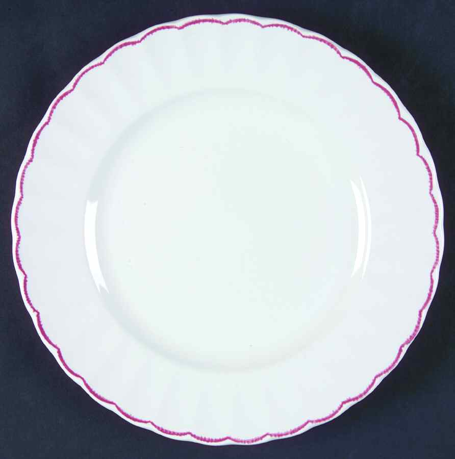 Featherstitch Red Salad Plate by Ralph Lauren China-1