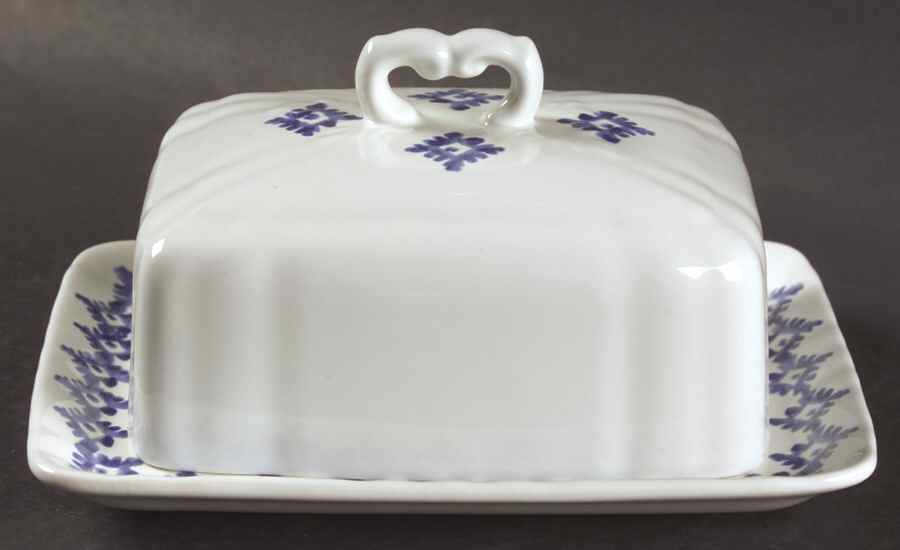 Flynn Rectangular Covered Butter by Ralph Lauren China-1