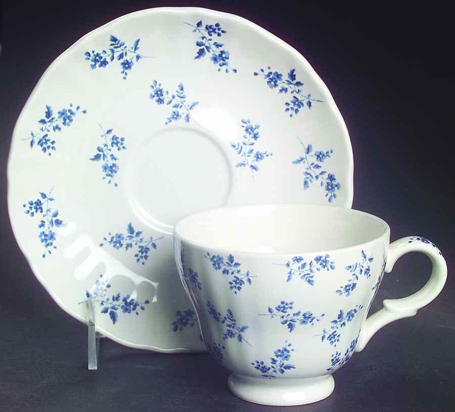 Rosebud Footed Cup & Saucer Set by Ralph Lauren China-1