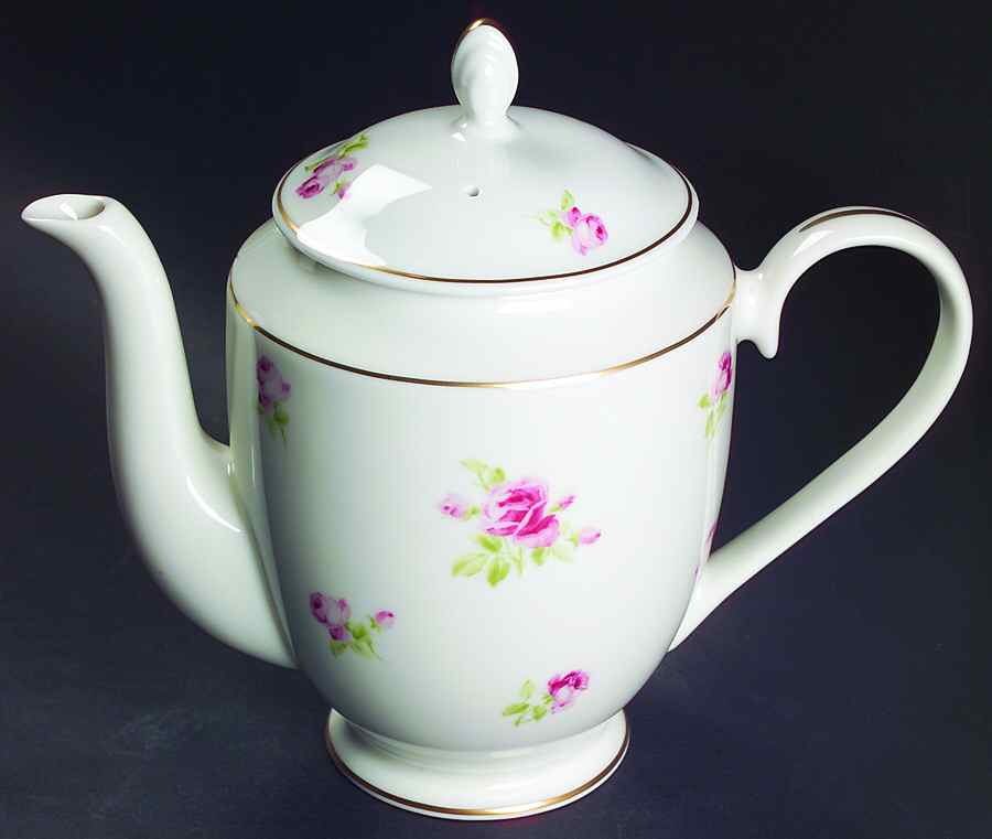Hampton Blossom Coffee Pot & Lid by Ralph Lauren China-1
