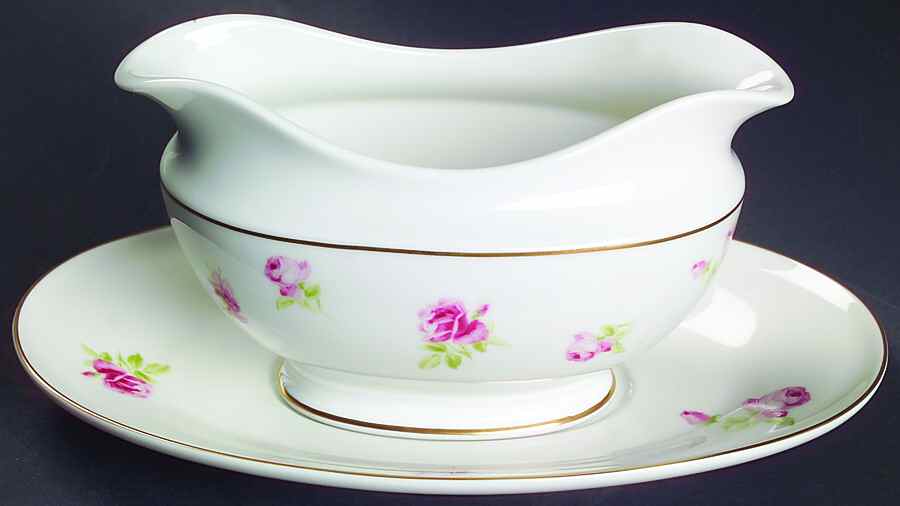 Hampton Blossom Gravy Boat & Underplate by Ralph Lauren China-1