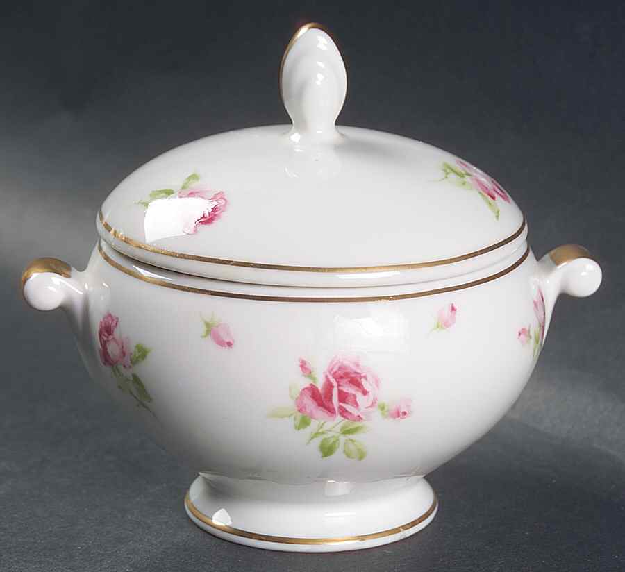 Hampton Blossom Sugar Bowl & Lid by Ralph Lauren China-1