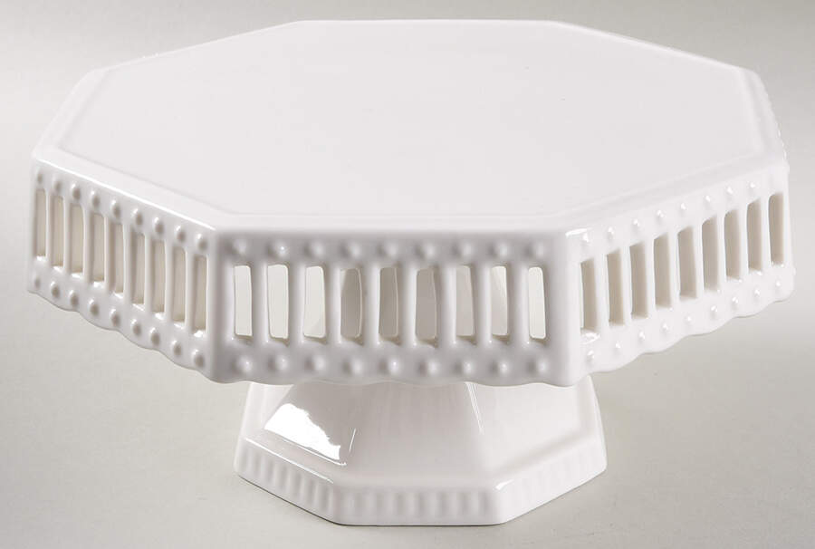 Pavillion 8" Diameter Pedestal Cake Stand by Ralph Lauren China-1