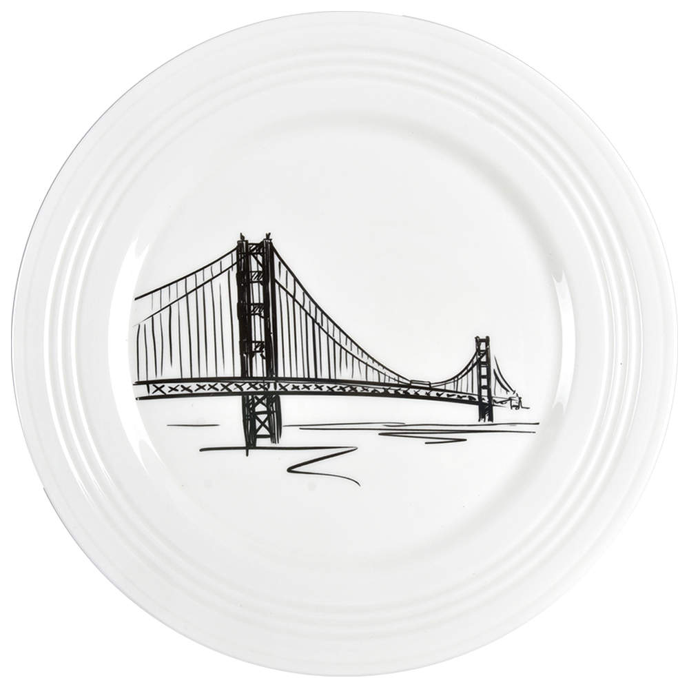 Tin Can Alley Accent Luncheon Plate by Lenox-1