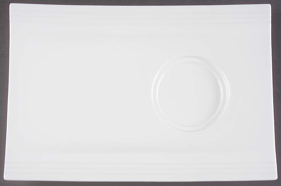 Tin Can Alley Cafe Plate (Has Indention for Mug) by Lenox-1