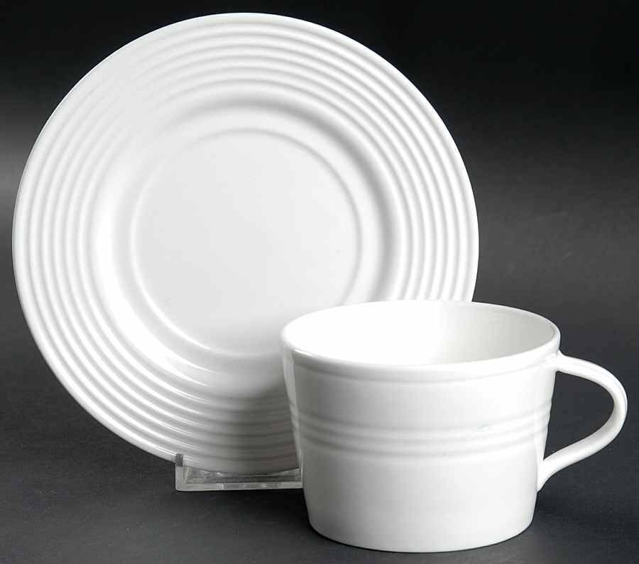 Tin Can Alley Flat Cup & Saucer Set by Lenox-1