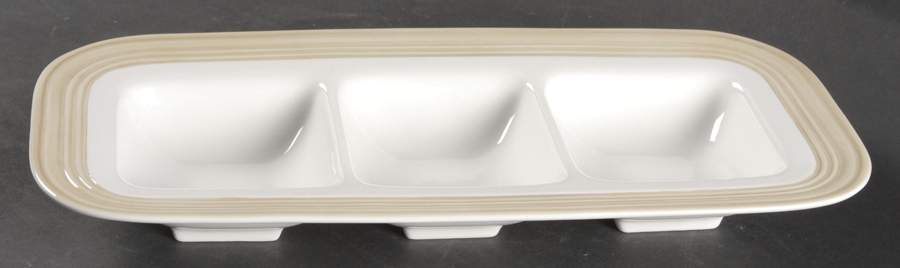 Tin Can Alley 3 Part Rectangular Divided Server by Lenox-1