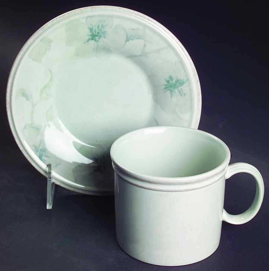 Dogwood Flat Cup & Saucer Set by Lenox-1