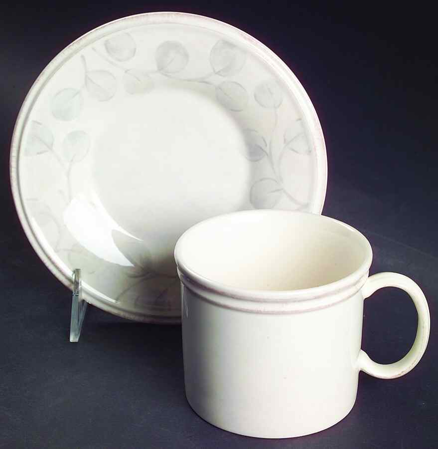 Money Tree Flat Cup & Saucer Set by Lenox-1