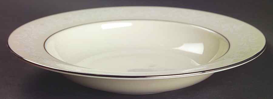 Linen Rose 9" Soup/Pasta Bowl by Lenox-1