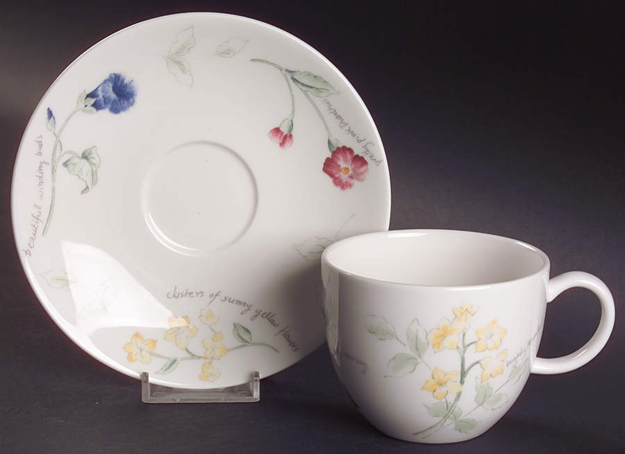 Artist Sketchbook Flat Cup & Saucer Set by Lenox-1