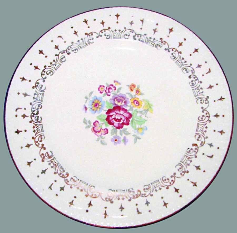 Coronet Dinner Plate by Leighton-1