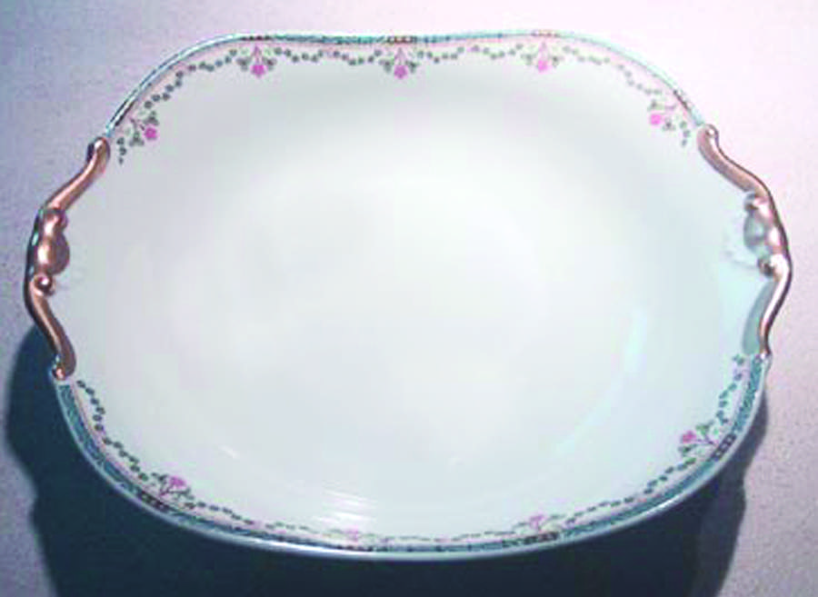 LIM242 9" Oval Vegetable Bowl by Limoges-French-1