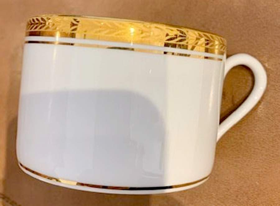 LIM244 Flat Cup by Limoges-French-1