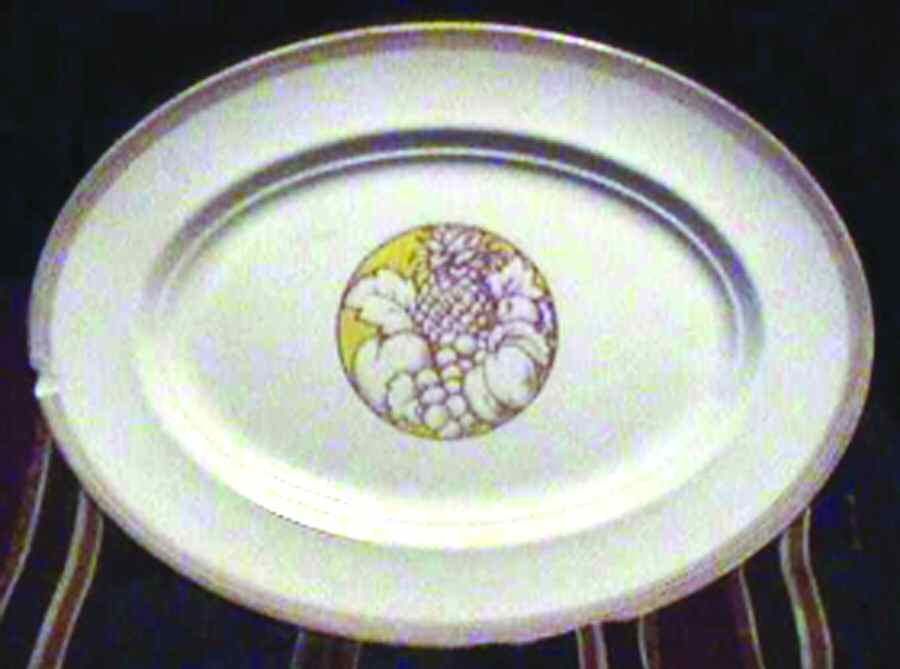 Abundance 14" Oval Serving Platter by Limoges-American-1