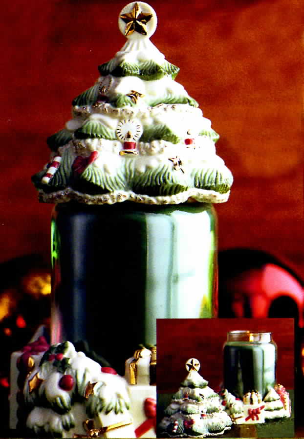 Hosting the Holidays Round Box & Lid with Candle by Lenox-1
