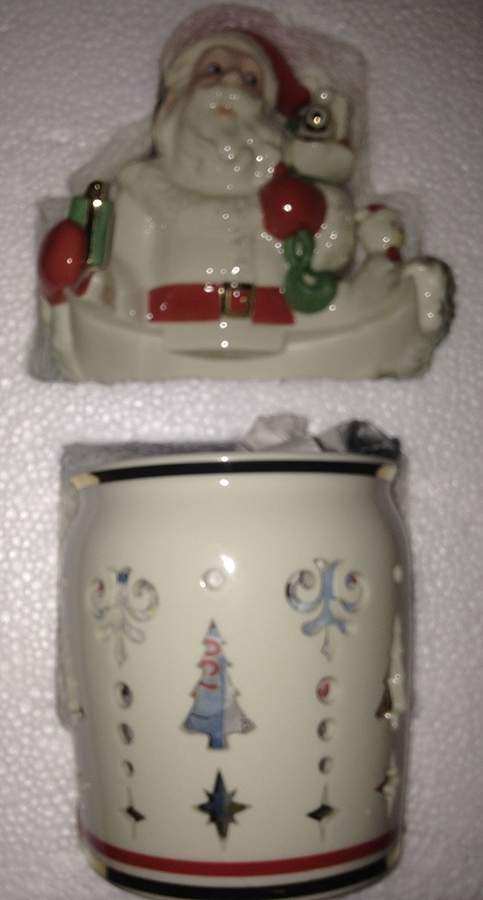 Hosting the Holidays Santa Votive Candleholder by Lenox-1